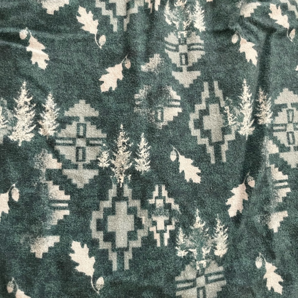 Vintage Shirt M Native Navajo Aztec festival blue cottage Western streetwear y2k - Picture 2 of 7